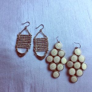 Lucky brand lot of 2 sets of earrings